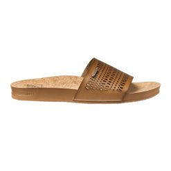 Klapki basenowe damskie REEF Cushion Scout Perf. Brązowe klapki damskie Reef, bez wzorów, bez obcasa. Za 159.99 zł.