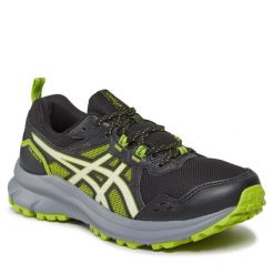 Buty do biegania Asics. Czarne buty sportowe męskie Asics, bez zapięcia, do biegania. Za 249.99 zł.