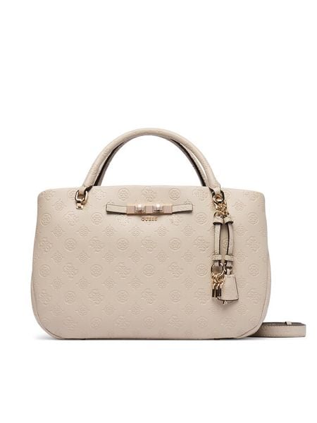 Guess Torebka HWPD22 25060 Kremowy. Białe torebki do ręki damskie Guess, z aplikacjami, ze skóry, bez dodatków. Za 571.99 zł.