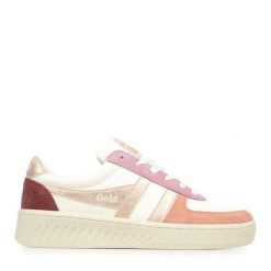 Sneakersy damskie Gola Grandslam Quad. Białe obuwie sportowe damskie Gola, bez wzorów. Za 470.50 zł.