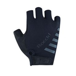 Krótkie rękawice Roeckl Igura. Czarne buty sportowe męskie Roeckl, bez zapięcia, rowerowe. Za 186.50 zł.