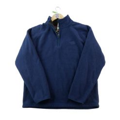Second life - Bluza polarowa męska z wysokim kołnierzem - Stan bardzo dobry. Niebieskie bluzy męskie The North Face, m, bez wzorów, z materiału, bez kaptura. Za 143.46 zł.