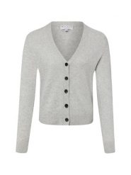 Marie Lund sweter z czystego kaszmiru Kobiety Kaszmir szary, S. Szare swetry damskie Marie Lund, s, bez wzorów, z kaszmiru, biznesowe, bez kołnierzyka, bez ramiączek, bez kaptura. Za 799.95 zł.