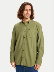 Quiksilver Koszula Motherfly Solid EQYWT04651 Zielony Regular Fit. Zielone koszule męskie Quiksilver, m, bez wzorów, z bawełny, bez kołnierzyka, bez ramiączek. Za 199.99 zł.