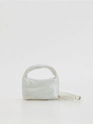 Mała torebka z cekinami - złamana biel. Torby i plecaki dziecięce Reserved, z tkaniny, małe. Za 69.99 zł.