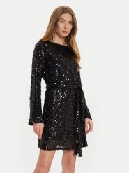 Vero Moda Sukienka koktajlowa Efa 10321447 Czarny Regular Fit. Czarne sukienki damskie Vero Moda, s, bez wzorów, z syntetyku, wizytowe, bez kołnierzyka, bez ramiączek. Za 189.99 zł.