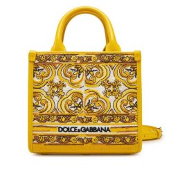 Torebka Dolce&Gabbana. Żółte torebki do ręki damskie Dolce&Gabbana, bez wzorów, klasyczne, bez dodatków. Za 6,439.00 zł.