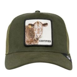 Czapka Goorin Bros The Suede Cow Zielona. Czarne czapki i kapelusze męskie Goorin Bros, bez wzorów. Za 211.46 zł.
