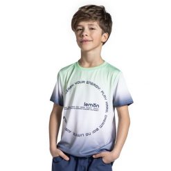 Koszulka sportowa dla dzieci Lemon Explore WL5 z krótkim rękawem. T-shirty dla chłopców LEMON explore, bez wzorów, z elastanu, bez ramiączek. Za 49.90 zł.