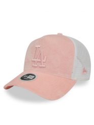 New Era Czapka z daszkiem Wmns Velour Trucker La Dodgers 60435011 Różowy. Czerwone rękawiczki damskie New Era, bez wzorów, z materiału. Za 169.99 zł.