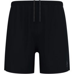 Spodenki męskie Odlo ESSENTIAL 6 INCH Short. Czarne szorty męskie Odlo, na lato, m, bez wzorów, z materiału. Za 199.99 zł.