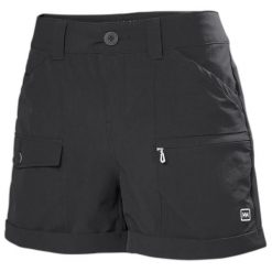 Spodenki damskie Helly Hansen Maridalen. Brązowe szorty damskie Helly Hansen, l, bez wzorów, z materiału, klasyczne. Za 303.05 zł.