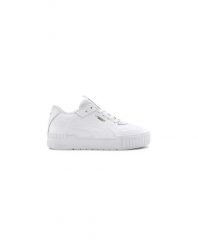 Buty Kobieta Puma Cali Sport biały. Białe obuwie sportowe damskie Puma, bez wzorów, ze skóry, trekkingowe. Za 289.99 zł.