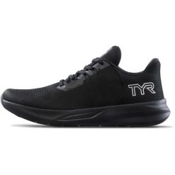 Buty biegowe dla dorosłych TYR Techniknit RNR-1 Lifestyle. Czarne obuwie sportowe damskie TYR, bez wzorów, do biegania. Za 749.99 zł.
