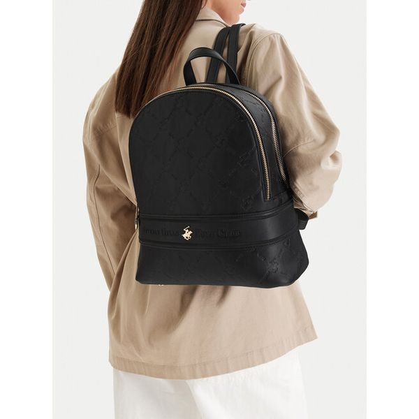 Plecak Beverly Hills Polo Club. Czarne plecaki damskie Beverly Hills Polo Club, bez wzorów. Za 179.99 zł.