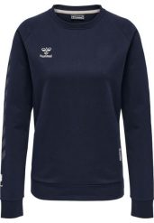 Damska bluza bawełniana Hummel Move Grid. Niebieskie bluzy damskie Hummel, na wiosnę, xl, bez wzorów, z bawełny, bez kaptura. Za 207.50 zł.