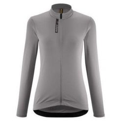 Termiczna koszulka damska Mavic Aksium. Szare koszulki sportowe damskie MAVIC, bez wzorów, bez kołnierzyka, bez ramiączek, rowerowe. Za 501.00 zł.