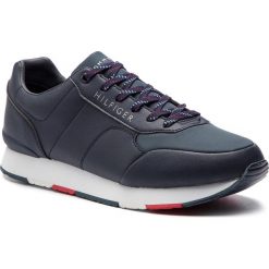 Sneakersy TOMMY HILFIGER - Corporate Leather Runner FM0FM02057 Midnight 403. Półbuty na co dzień męskie Tommy Hilfiger. W wyprzedaży za 349.00 zł.