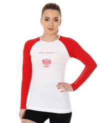 Koszulka damska z długim rękawem Brubeck 3D Husar PRO. Białe koszulki sportowe damskie Brubeck, s, bez wzorów, z dzianiny, bez kołnierzyka, bez ramiączek, do biegania. Za 124.99 zł.