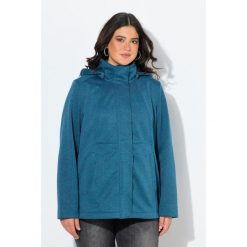 Damskie Kurtka softshell HYPRAR wodoodporna kaptur. Niebieskie kurtki damskie Ulla Popken, plus size, bez wzorów, z materiału, bez kaptura. W wyprzedaży za 383.99 zł.