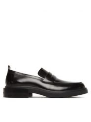 Calvin Klein Lordsy HM0HM01840 Czarny. Czarne mokasyny męskie Calvin Klein, ze skóry. Za 569.99 zł.