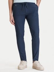 Jack & Jones Chinosy Marco 12293491 Granatowy Slim Fit. Niebieskie eleganckie spodnie męskie Jack & Jones, m, bez wzorów, z bawełny. Za 189.99 zł.