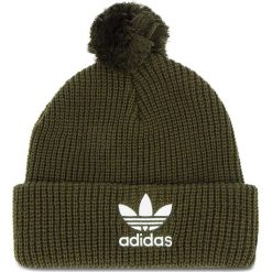 Czapka adidas - Pom Pom Beanie D98943 NGTCAR. Zielone czapki i kapelusze męskie Adidas. Za 99.95 zł.
