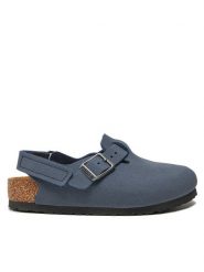 Birkenstock Sandały Tokio As Kids Bfbc 1027917 Granatowy. Niebieskie sandały chłopięce Birkenstock, ze skóry, bez zapięcia. Za 319.99 zł.