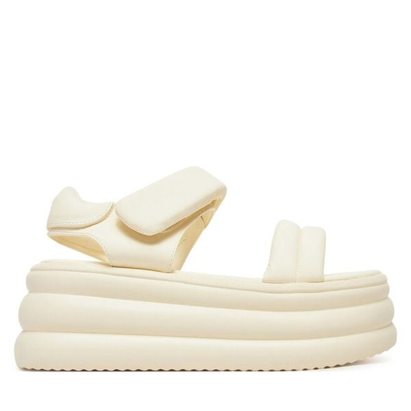 Sandały GOE. Sandały damskie GOE, bez wzorów, bez obcasa, na koturnie, bez zapięcia. Za 339.99 zł.
