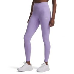 Legginsy treningowe damskie Under Armour Motion transparent. Fioletowe legginsy damskie Under Armour, bez wzorów. Za 239.99 zł.