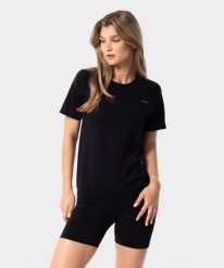 Koszulka bezszwowa na trening damska Simply Seamless Carpatree. Czarne koszulki sportowe damskie Carpatree, xs, bez wzorów, z materiału, bez kołnierzyka, bez ramiączek, na fitness i siłownię. Za 129.99 zł.