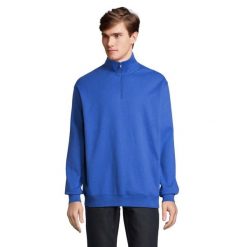 Bluza Rozpinana Unisex Dla Dorosłych Conrad Quarter Zip. Niebieskie bluzy męskie SOL'S, l, bez wzorów, bez kaptura. Za 128.99 zł.