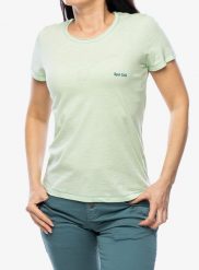 Koszulka z nadrukiem damska Red Chilli Wo Satori T-Shirt III. Zielone t-shirty damskie RED CHILI, s, bez wzorów, z bawełny, klasyczne, bez kołnierzyka. Za 114.39 zł.