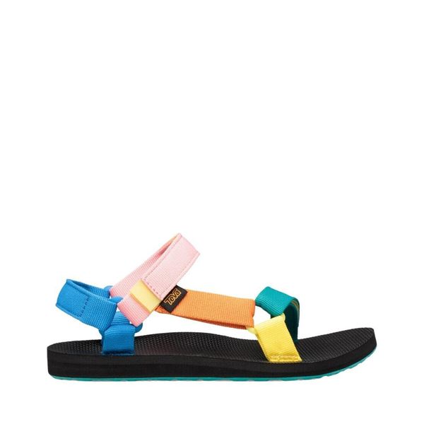 Sandały damskie Teva Original Universal. Niebieskie sandały damskie Teva, bez wzorów, z gumy, bez obcasa, bez zapięcia. Za 399.00 zł.