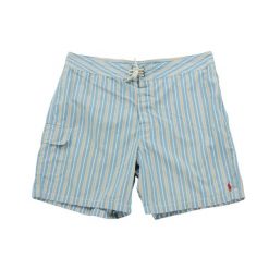 Jasnoniebieskie męskie szorty. Niebieskie krótkie spodenki sportowe męskie Ralph Lauren, m, bez wzorów, do pływania. Za 191.66 zł.