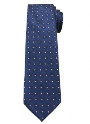 Ciemny Granatowy Elegancki Krawat -Angelo di Monti- 6 cm, Męski, Wzór Geometryczny. Niebieskie krawaty i muchy Angelo di Monti, bez wzorów, eleganckie. Za 45.00 zł.
