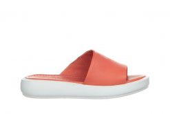 Klapki Bayla-161 161 72 11 Flower 161498, Różowy, Skóra naturalna - 41. Czerwone klapki damskie Bayla, bez wzorów, z materiału, bez obcasa. W wyprzedaży za 134.10 zł.