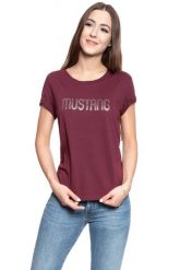 MUSTANG T SHIRT DAMSKI Alina C Print PORT ROYALE 1008401 7193. Czerwone t-shirty damskie Mustang, s, bez wzorów, bez kołnierzyka. W wyprzedaży za 39.99 zł.