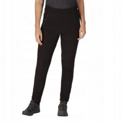 Spodnie trekkingowe dla kobiet Regatta Presley. Czarne spodnie materiałowe damskie Regatta, bez wzorów. Za 222.35 zł.