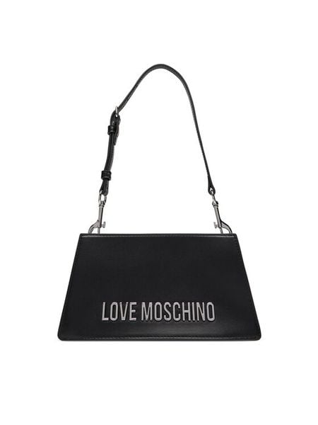 LOVE MOSCHINO Torebka JC4095PP1NLL000B Czarny. Czarne torebki do ręki damskie Love Moschino, bez wzorów, ze skóry, bez dodatków. Za 549.99 zł.