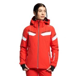Kurtka narciarska damska CMP. Brązowe kurtki sportowe damskie CMP, na zimę, bez wzorów, bez kaptura, narciarskie. Za 549.99 zł.