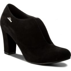 Półbuty LIBERO - 8025 135. Czarne półbuty damskie Libero, z materiału, eleganckie. W wyprzedaży za 179.00 zł.