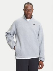 Adidas Bluza adicolor Spacer Drill JX1508 Szary Loose Fit. Szare bluzy męskie Adidas, m, bez wzorów, z bawełny, bez kaptura. Za 309.99 zł.