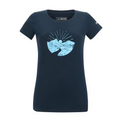 Koszulka Damska Breezed Mountain Scene. Niebieskie koszulki sportowe damskie Regatta, bez wzorów, sportowe, bez kołnierzyka. Za 76.99 zł.