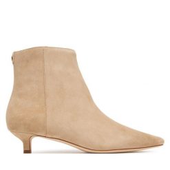 Botki LAUREN RALPH LAUREN. Brązowe botki damskie Lauren Ralph Lauren, bez obcasa, na szpilce, bez zapięcia. Za 949.99 zł.