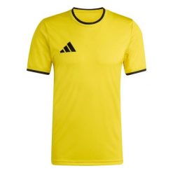 Koszulka męska adidas Entrada 26 Jersey żółta JZ2502. Czarne koszulki sportowe męskie Adidas, m, bez wzorów, z jersey, bez kołnierzyka, bez ramiączek, do piłki nożnej. Za 60.99 zł.