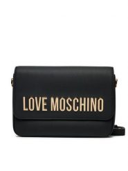 LOVE MOSCHINO Torebka JC4023PP1LKD0000 Czarny. Czarne listonoszki damskie Love Moschino, bez wzorów, ze skóry, bez dodatków. Za 619.99 zł.