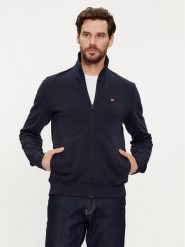 Napapijri Bluza Balis NP0A4HHW Granatowy Regular Fit. Niebieskie bluzy męskie Napapijri, m, bez wzorów, z bawełny, bez kaptura. Za 249.99 zł.