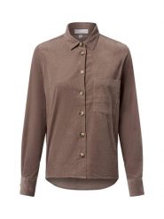 Marie Lund bluzka sztruksowa Kobiety Sztruks szary, 36. Szare bluzki damskie Marie Lund, bez wzorów, z bawełny, eleganckie, bez kołnierzyka, bez ramiączek. Za 159.95 zł.
