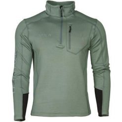 Bluza Taimen Uilgan Grid - Szarozielona. Szare bluzy męskie TAIMEN, bez wzorów, bez kaptura. Za 299.00 zł.